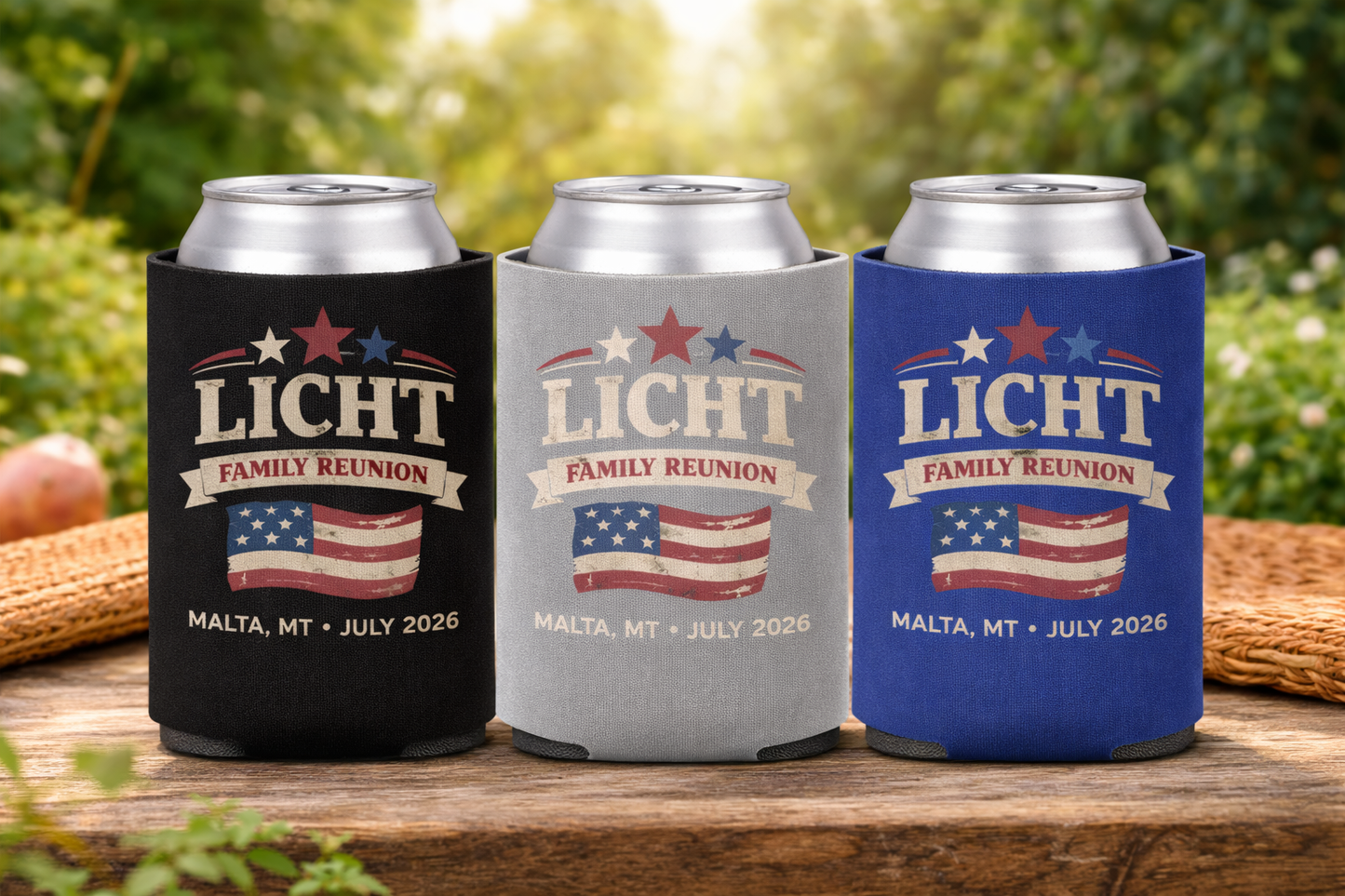 LICHT FAMILY REUNION - 12 OZ REGULAR CAN COOLER