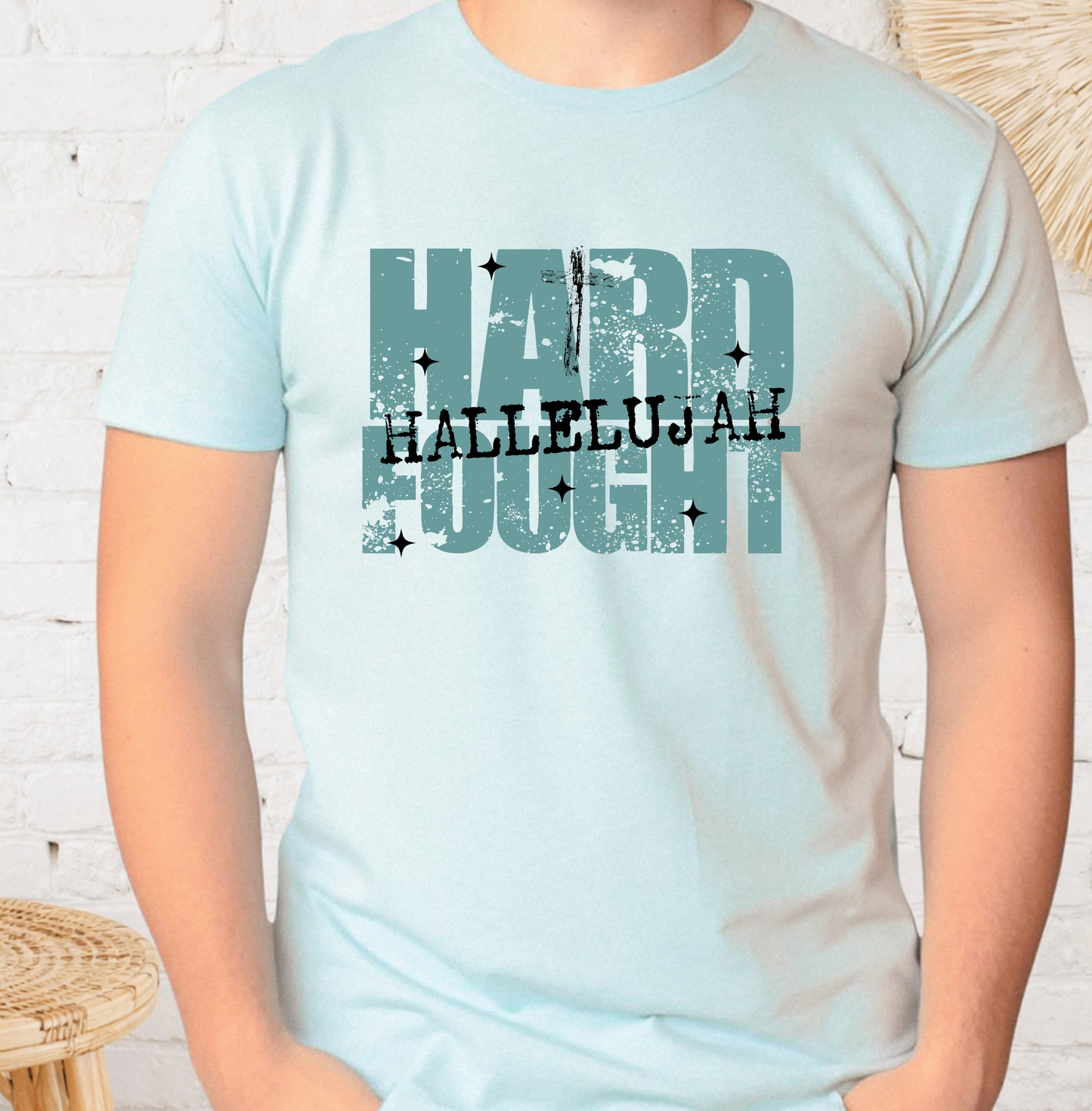 Hard Fought Hallelujah - Teal Design