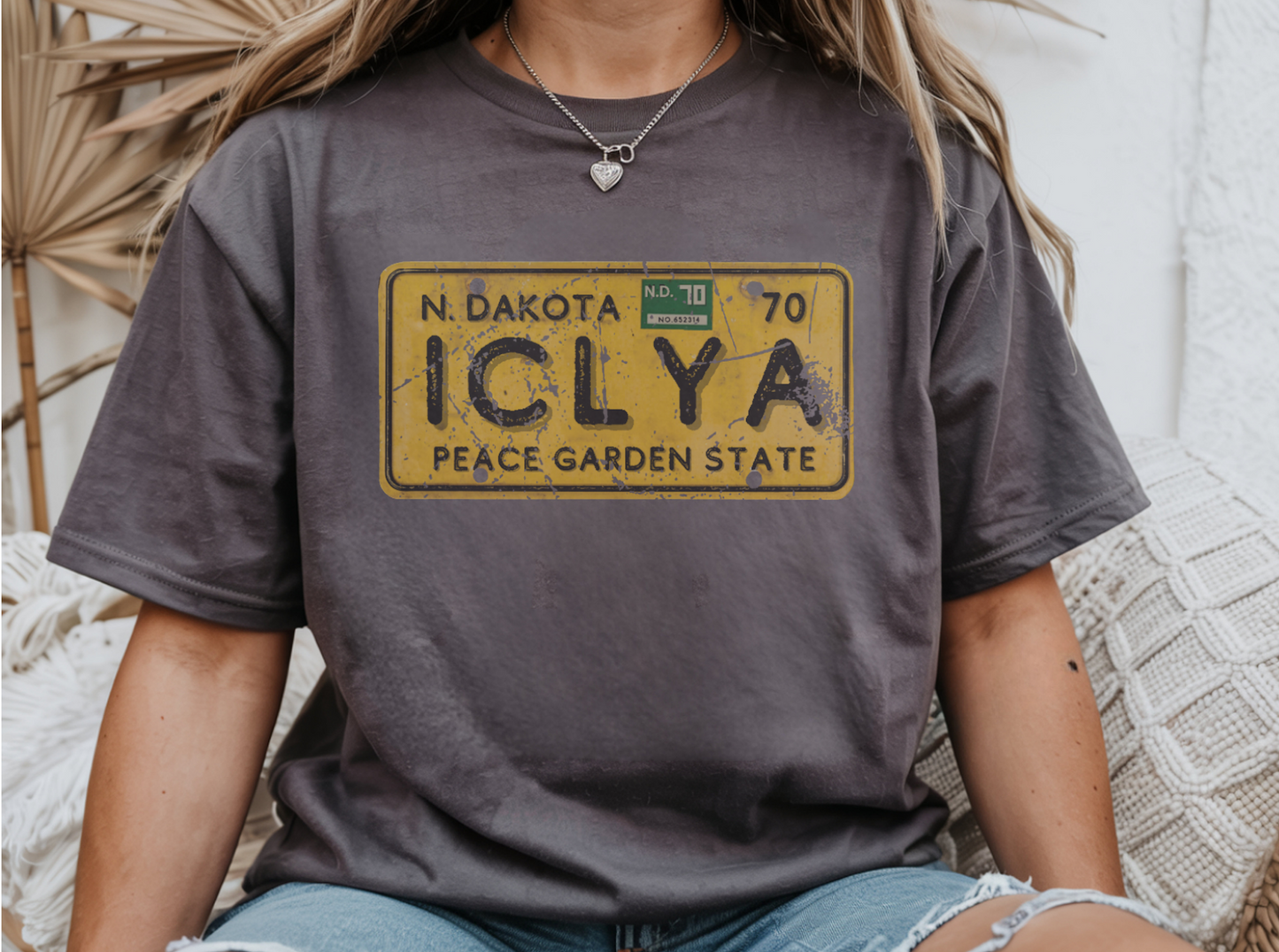 Vintage State License Plate Tee