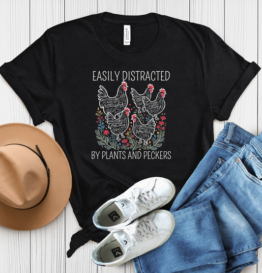 Easily Distracted by Plants & Peckers
