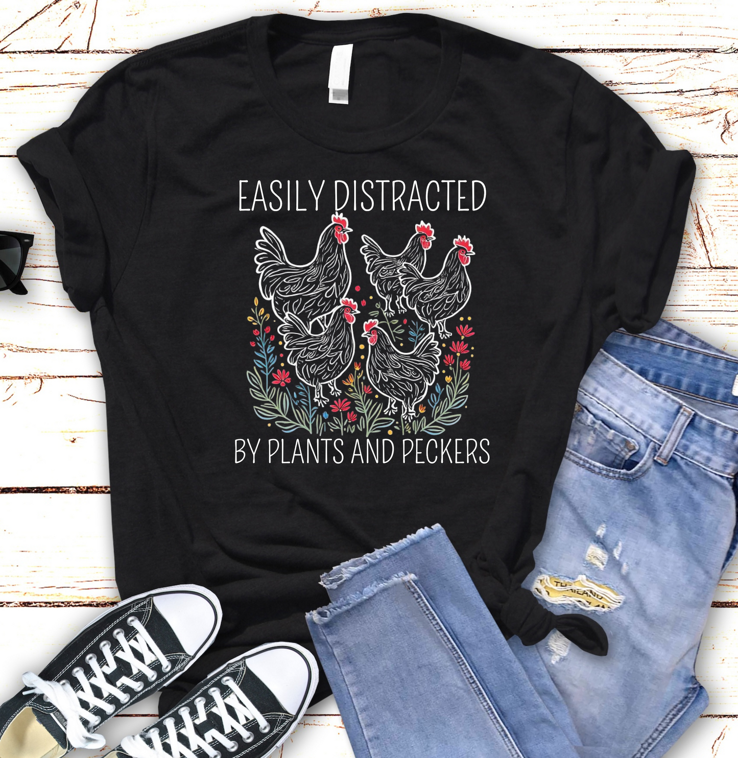 Easily Distracted by Plants & Peckers