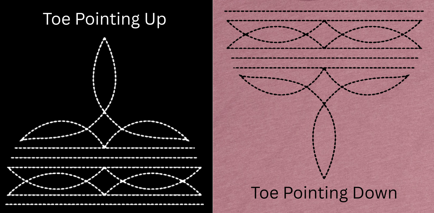 Western Boot Stitch